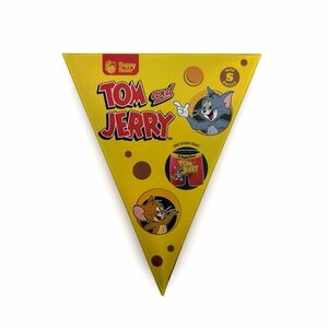 Tom and Jerry Happy Boxer Briefs Mens Size Small Underwear Cheese Red Yellow New